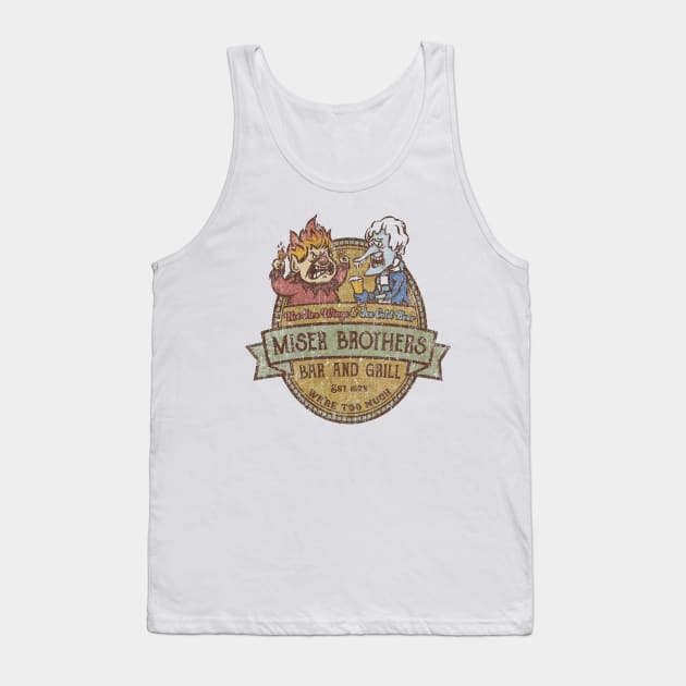 Miser Brothers // Christmas Retro Design Tank Top by Shiyi Studio